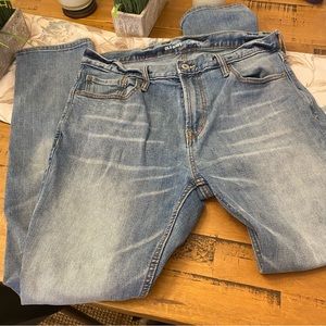 Old Navy Men’s 34x32 Slim Etroit Blue Straight Leg Jeans
